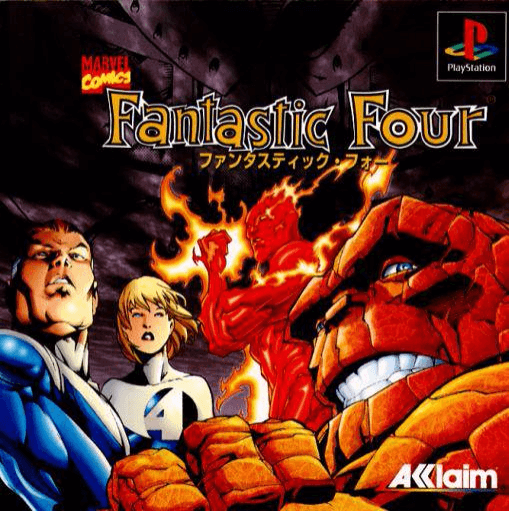 Fantastic 4 box art for Playstation